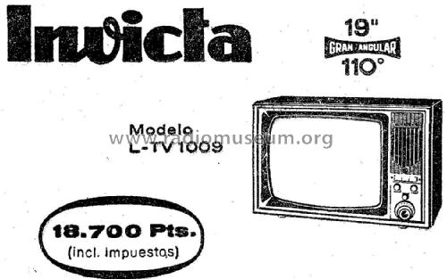 TV-1009; Invicta Radio, (ID = 2507184) Television