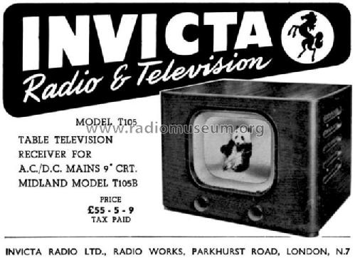 T105; Invicta Radio Ltd.; (ID = 769217) Television