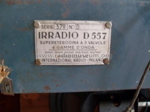 D557; Irradio; Milano (ID = 1851104) Radio
