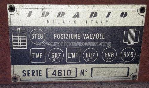 K6; Irradio; Milano (ID = 2224362) Radio