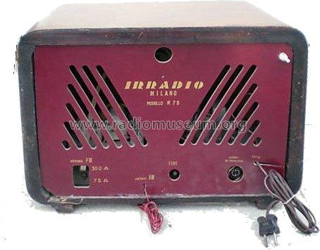 R75-MF; Irradio; Milano (ID = 894206) Radio