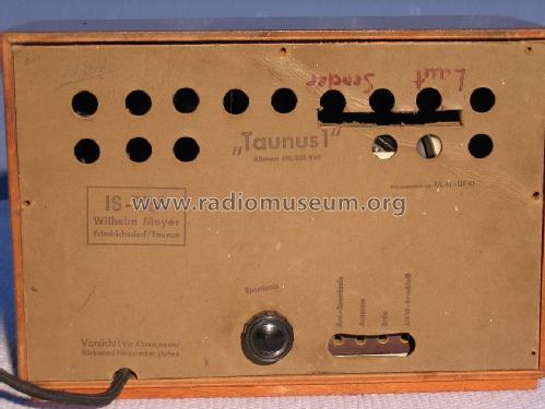 Taunus 1 ; Is-tra, Wilhelm (ID = 385067) Radio