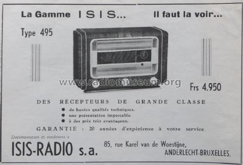 495A; Isis Radio; (ID = 839014) Radio