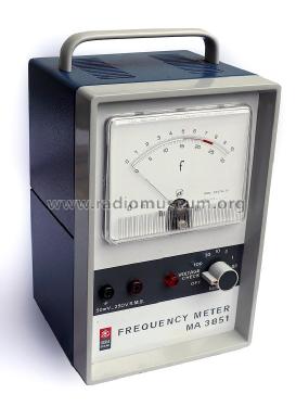 Frequency Meter MA 3851; Iskra; Kranj, (ID = 2306707) Ausrüstung