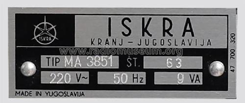 Frequency Meter MA 3851; Iskra; Kranj, (ID = 2306712) Equipment