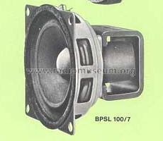 Breitband-Lautsprecher BPSL 100 - BSPL 100/7; Isophon, E. Fritz & (ID = 2038196) Speaker-P