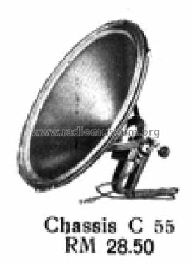 Chassis C55; Isophon, E. Fritz & (ID = 2682711) Parlante