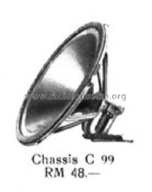 Chassis C99; Isophon, E. Fritz & (ID = 2682709) Speaker-P