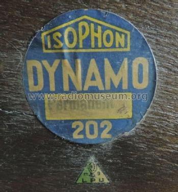 Dynamo P 202; Isophon, E. Fritz & (ID = 2464197) Altavoz-Au