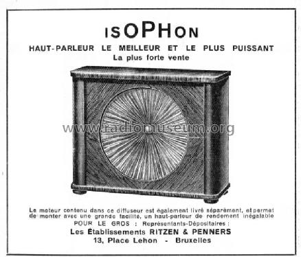 Epsilon ; Isophon, E. Fritz & (ID = 2289601) Speaker-P