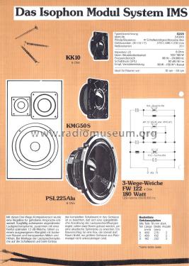 Geschlossene Box G220; Isophon, E. Fritz & (ID = 1480118) Kit