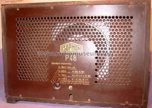 Isophon P48; Isophon, E. Fritz & (ID = 119803) Speaker-P