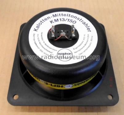 Kalotten-Mitteltonstrahler KM 13/150; Isophon, E. Fritz & (ID = 2372089) Speaker-P