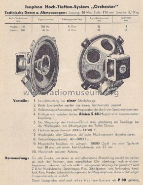 Orchester ; Isophon, E. Fritz & (ID = 1849321) Parlante