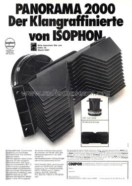 Panorama 2000 DKT11/C110/8 + SVL; Isophon, E. Fritz & (ID = 2558850) Speaker-P