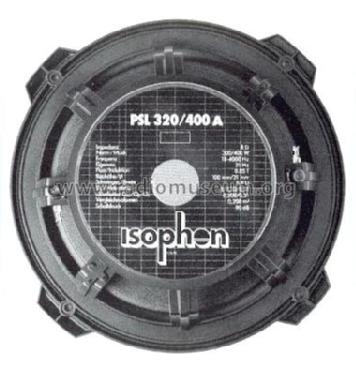 Tiefton-Lautsprecher PSL 320/400 Alu; Isophon, E. Fritz & (ID = 2046720) Lautspr.-K