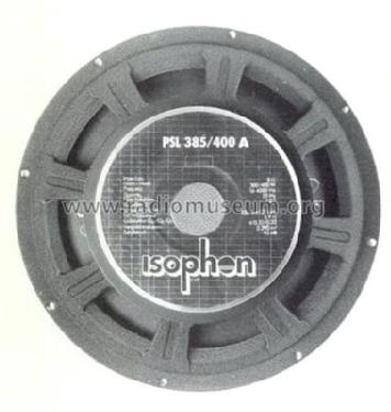 Tiefton-Lautsprecher PSL 385/400; Isophon, E. Fritz & (ID = 2046719) Speaker-P