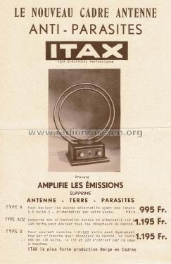 Antenne Antiparasite - Electronic Perfectionné A, A/U, U; Itax-Radio, R. (ID = 2719327) Antenny