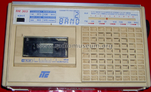 Cassette Recorder 2 Band Receiver RM303; ITC Marke (ID = 1778627) Radio