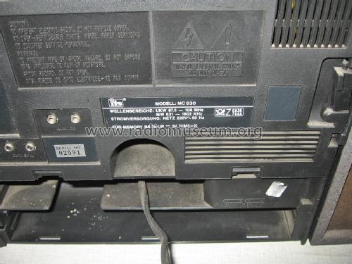 Stereo-Kompaktanlage MC 830; its - Ralf Trautwein (ID = 2741294) Radio