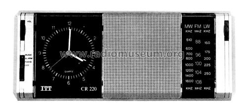 CR 220, Type 5512 6581; ITT nicht Schaub, (ID = 2283843) Radio