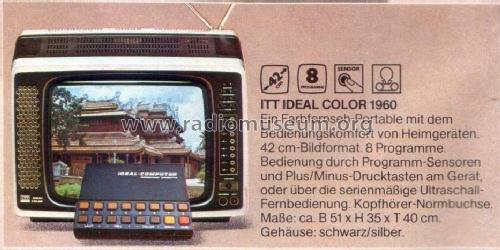 Ideal Color 1960; ITT nicht Schaub, (ID = 1763593) Television