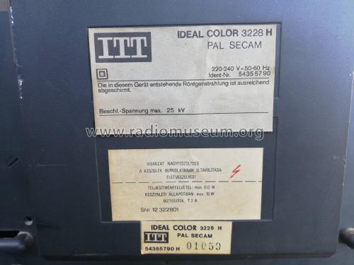 Ideal Color 3228H 5435 5790; ITT nicht Schaub, (ID = 2696503) Television