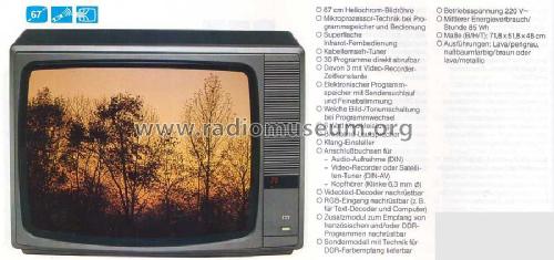Ideal-Color 3725 Oscar; ITT nicht Schaub, (ID = 1933255) Television