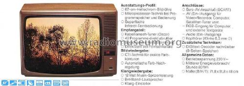 Ideal-Color 3726 PS; ITT nicht Schaub, (ID = 1933619) Television