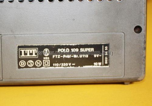 Polo 109 Super 6631 35 55; ITT nicht Schaub, (ID = 2764109) Radio