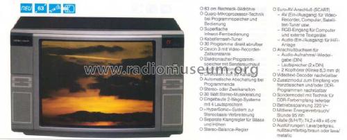 Stereo Color 3566 Oscar; ITT nicht Schaub, (ID = 1933238) Television