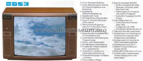 Stereo Color 3866 Oscar; ITT nicht Schaub, (ID = 1933220) Télévision