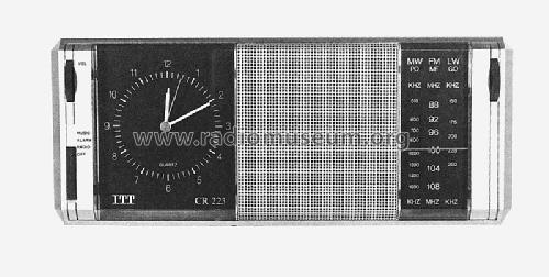 Clockradio CR223; ITT-Graetz (ID = 1306586) Radio