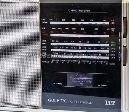 Golf 220 International 55132115; ITT-Graetz (ID = 1510618) Radio