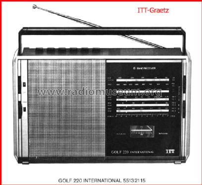 Golf 220 International 55132115; ITT-Graetz (ID = 57576) Radio