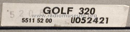 Golf 320 55115200; ITT-Graetz (ID = 2131068) Radio