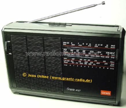 Grazia 4027; ITT-Graetz (ID = 723236) Radio