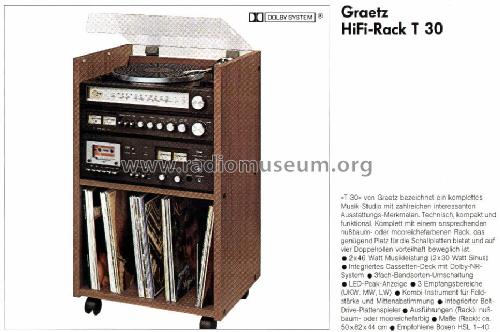 Hi-Fi-Rack T30; ITT-Graetz (ID = 659976) Radio