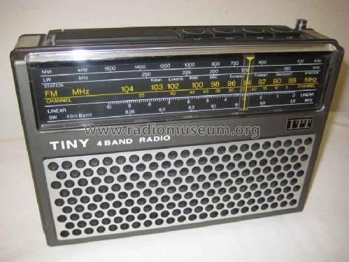 Tiny 4 Band Radio 109; ITT nicht Schaub, (ID = 1192503) Radio