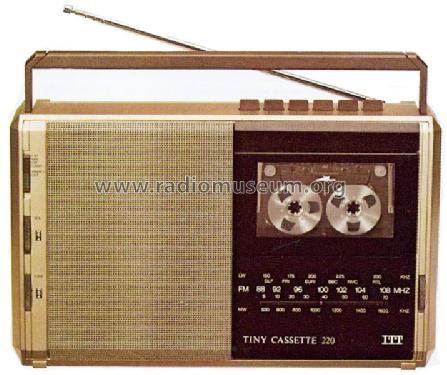 Tiny Cassette 220F 55524457; ITT-Graetz (ID = 977139) Radio