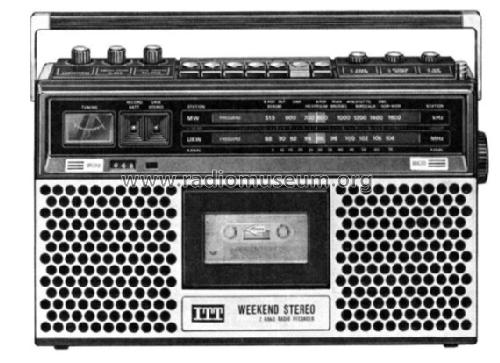 Weekend stereo cassette 109 L 53321027 ; ITT-Graetz (ID = 98515) Radio