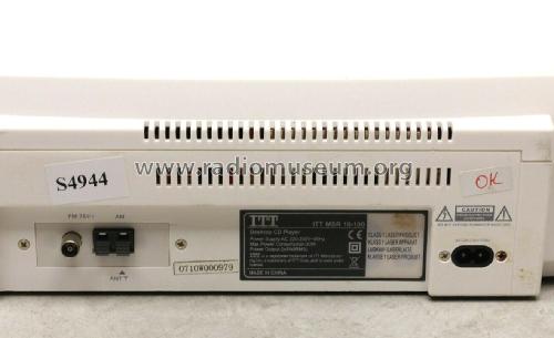Desktop CD Player MSR 10-100; ITT Manufacturing (ID = 2613049) Radio