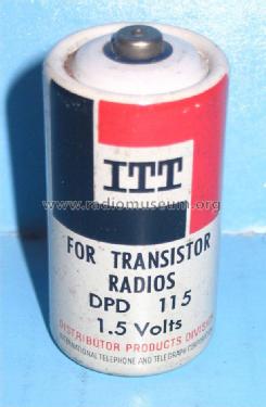 For Transistor Radios - 1.5 Volts DPD 115; ITT, International (ID = 1733095) Aliment.