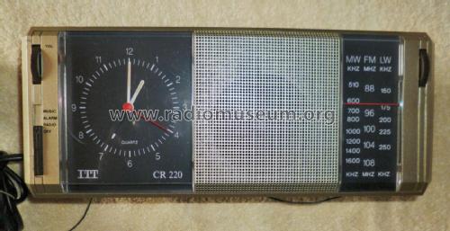 Alarm Clock Radio CR220 UK, Type 5512 6603; ITT-KB; Foots Cray, (ID = 2236771) Radio