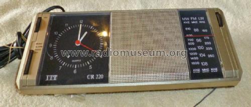 Alarm Clock Radio CR220 UK, Type 5512 6603; ITT-KB; Foots Cray, (ID = 2236772) Radio