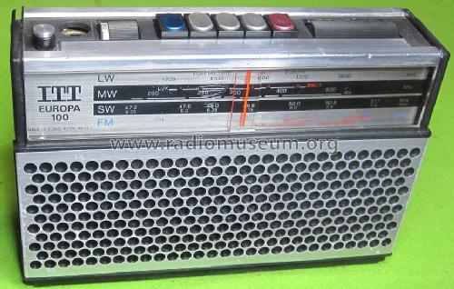 Europa 100; ITT-KB; Foots Cray, (ID = 1456230) Radio