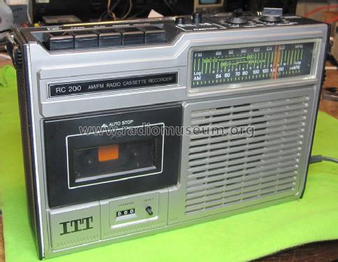 AM/FM Radio Cassette Recorder RC-200; ITT-KB; Foots Cray, (ID = 1344413) Radio