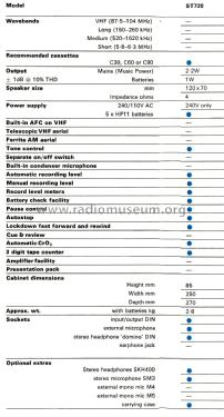 Studio Recorder 720 Stereo Automatic ST720a; ITT-KB; Foots Cray, (ID = 2079767) R-Player