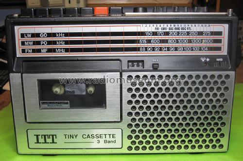 Tiny Cassette 3 Band 109L; ITT-KB; Foots Cray, (ID = 1260874) Radio