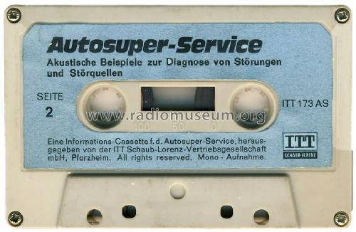 Autosuper-Service Cassette ; ITT Schaub-Lorenz (ID = 1616709) Equipment